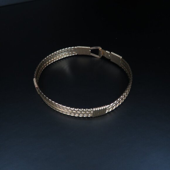 14K Gold Wire Bracelet - Picture 12 of 13